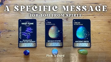 Thumbnail of A Specific Message For You, From Spirit🪶📰✨ *Timeless* Pick A Card | Tarot Reading
