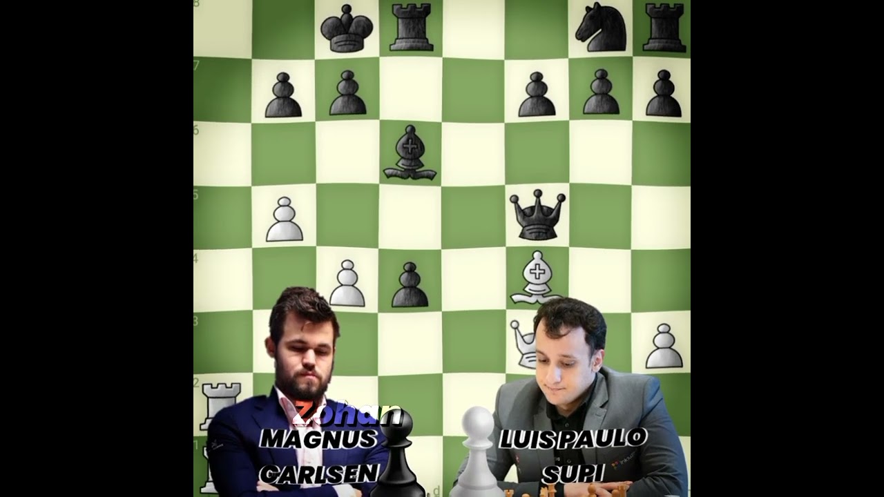 David Llada ♞ on X: Apparently this happened yesterday in a 3+3 game  between the Brazilian GM Luis Paulo Supi, and no other than Magnus Carlsen.  Yes, Magnus was black. Not everyday