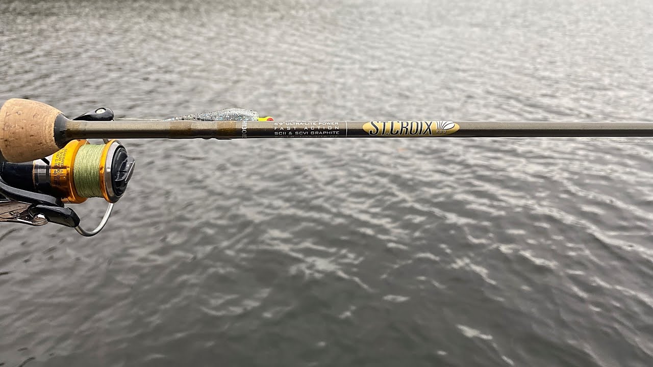 Testing St. Croix Panfish 6'9 UL under Windy 14 MPH Condition