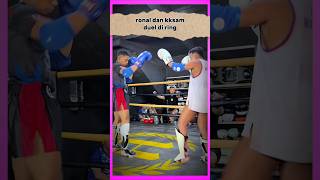 ronal dan kksam duel di ring #kickstriking #byonmadness #kkajhe #shorts