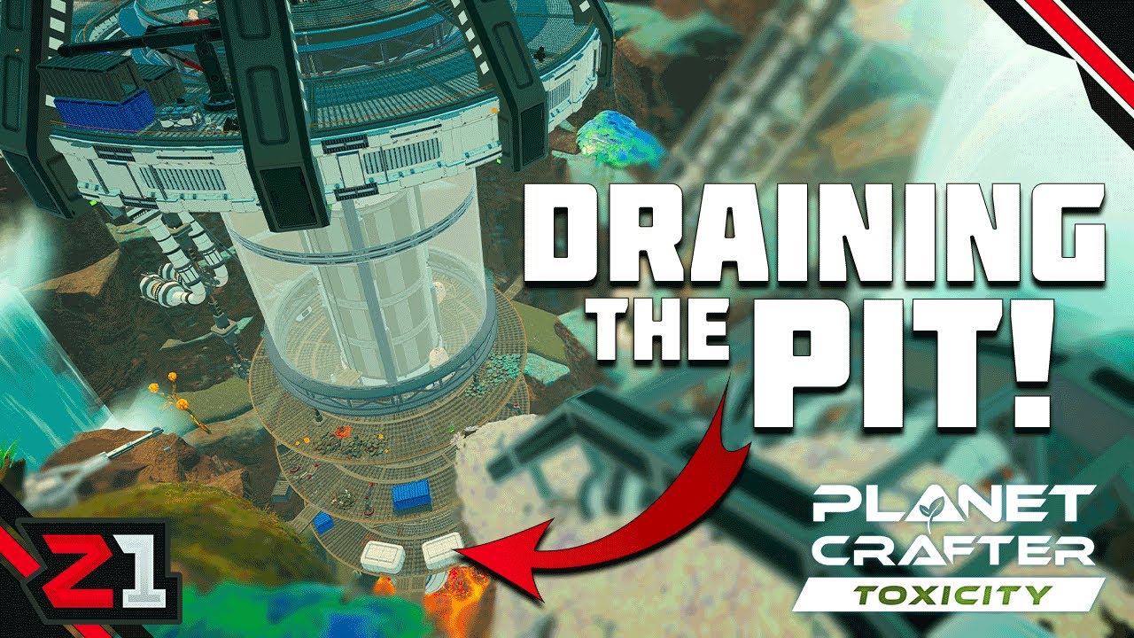 We DRAINED The PIT And Uncovered A Few SECRETS ! Planet Crafter Toxicity