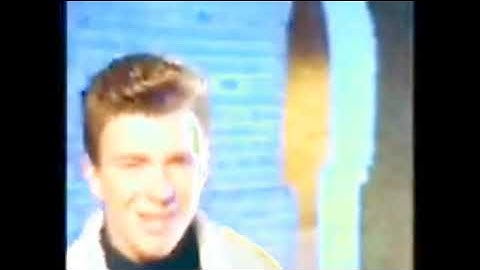 never gonna give you up but it is gradually slow down