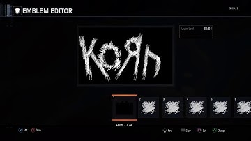 COD Black Ops 3 Emblems: KoRn Emblem Tutorial