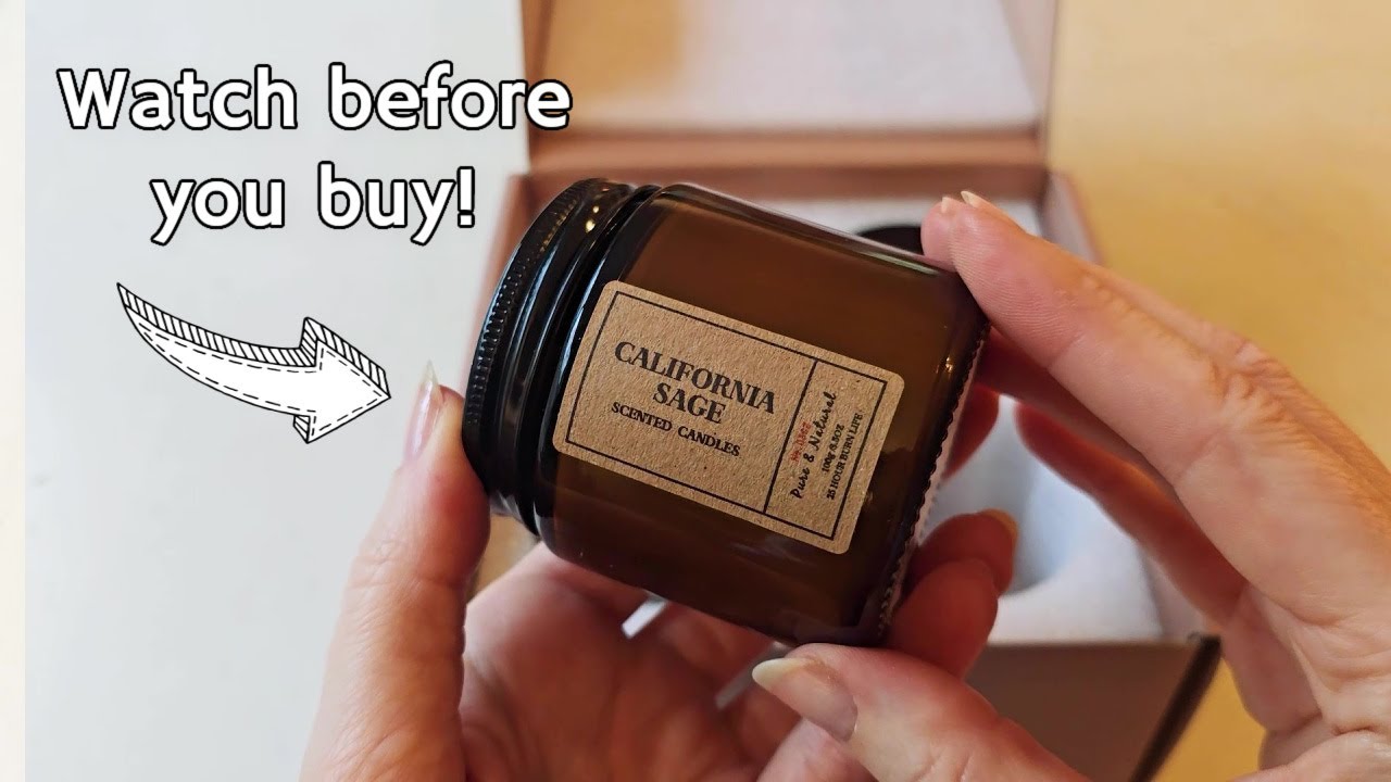 Aromatherapy Candle Gift Set of 4 by Fomico, Demo and Review