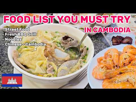 What to Eat in Cambodia 🇰🇭 Street Food, BBQ & Local Meals You MUST Try