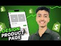 How to Design Product Page in Shopify | Best Apps for Product Page Setup