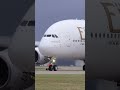 LOUD EMIRATES A380 TAKEOFF!