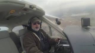 Takeoff and landing practice in the Cessna 177 in Ionia