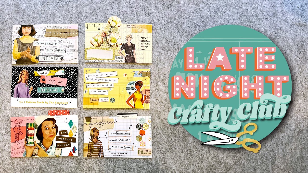 Craft with me at The Late Night Crafty Club!