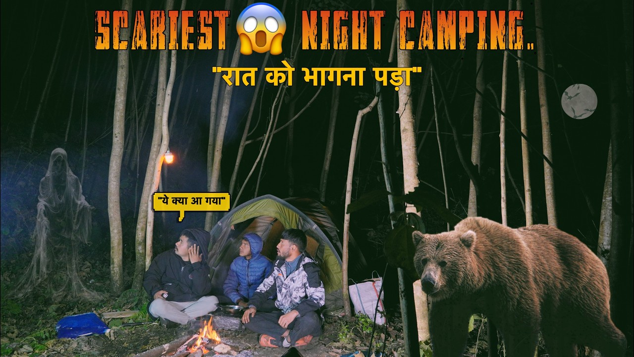 Group Night Camping in HORROR Jungle GONE WRONG | We Heard SCARY Sound at 3AM 😱