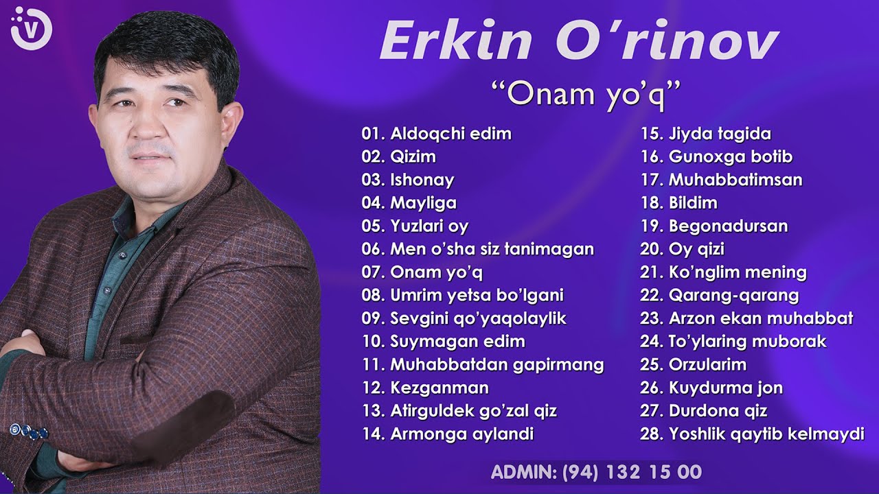 Erkin O'rinov - Onam yo'q nomli albom dasturi 2010