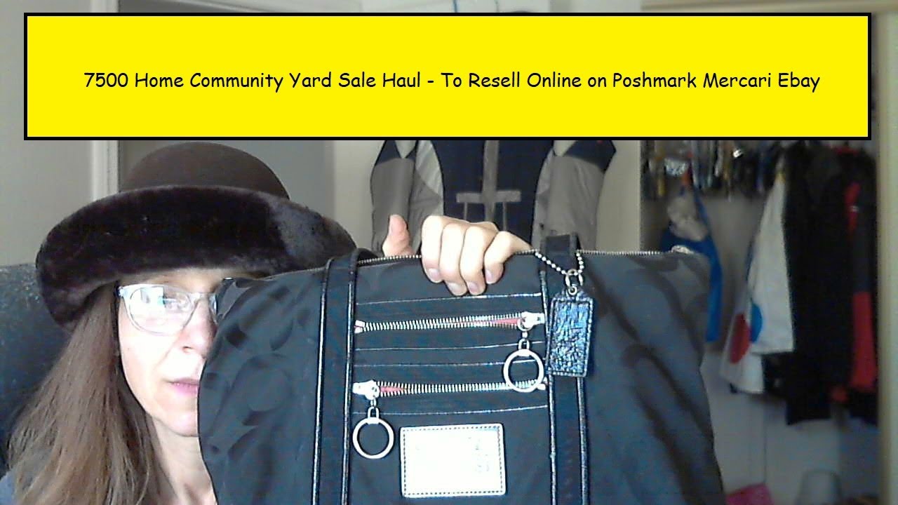 Reseller Journal Sun City Summerlin Community Yard Sale Haul YouTube