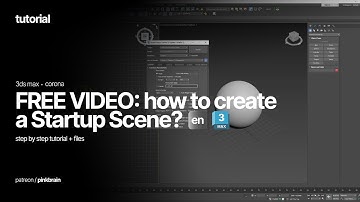 How to create a Startup Scene in 3ds max?