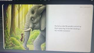 The tiny Ant and Giant Elephant