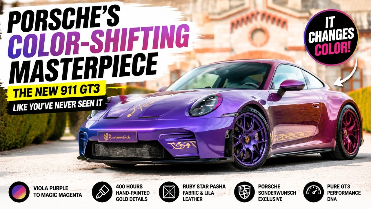 Porsche's Color-Shifting Masterpiece: The New 911 GT3 Like You've