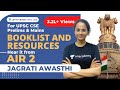 Booklist and Resources for UPSC CSE 2022 Prelims & Mains by UPSC Topper AIR 2 Jagrati Awasthi