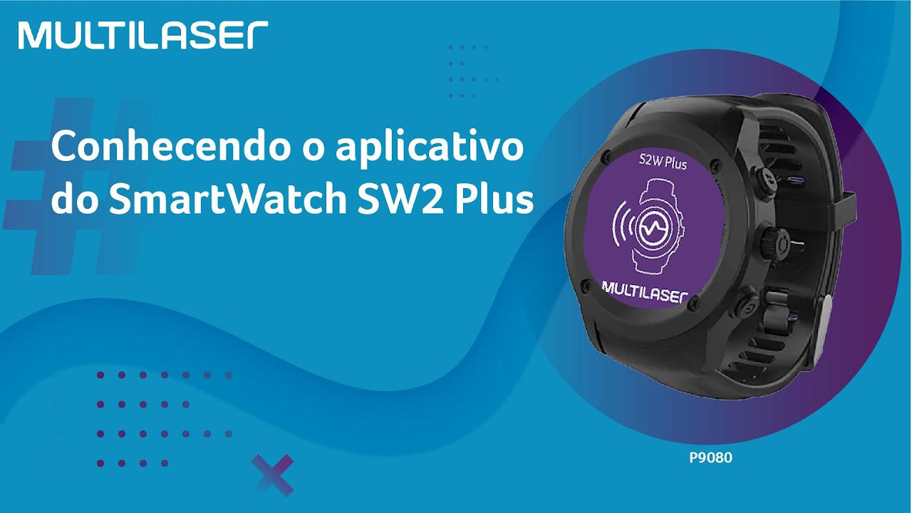 relógio inteligente smartwatch multilaser multiwatch sw2 plus hrm com gps