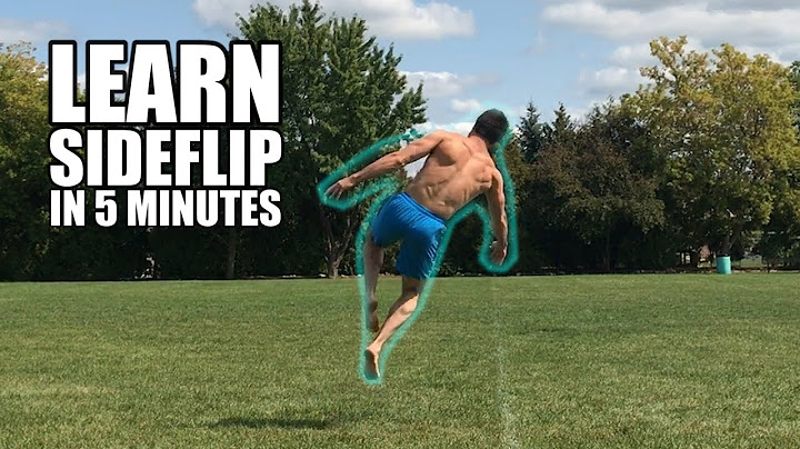 Leer in 5 minuten hoe je een zijwaartse salto op de grond kunt maken