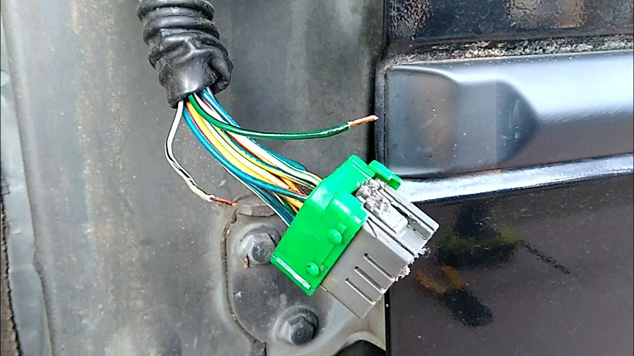 1996 Honda Civic Door Wiring fix - YouTube