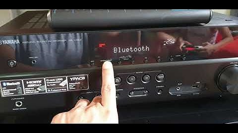 How to fix BLUETOOTH issue in yamaha receiver?