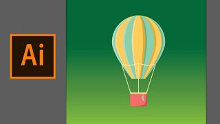 Adobe Illustrator  || Hot Air Balloon screenshot 5
