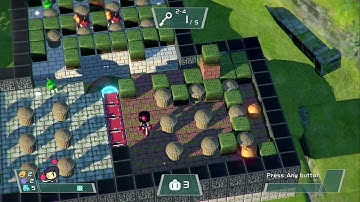 Super Bomberman R - World 2 - Planet Timbertree