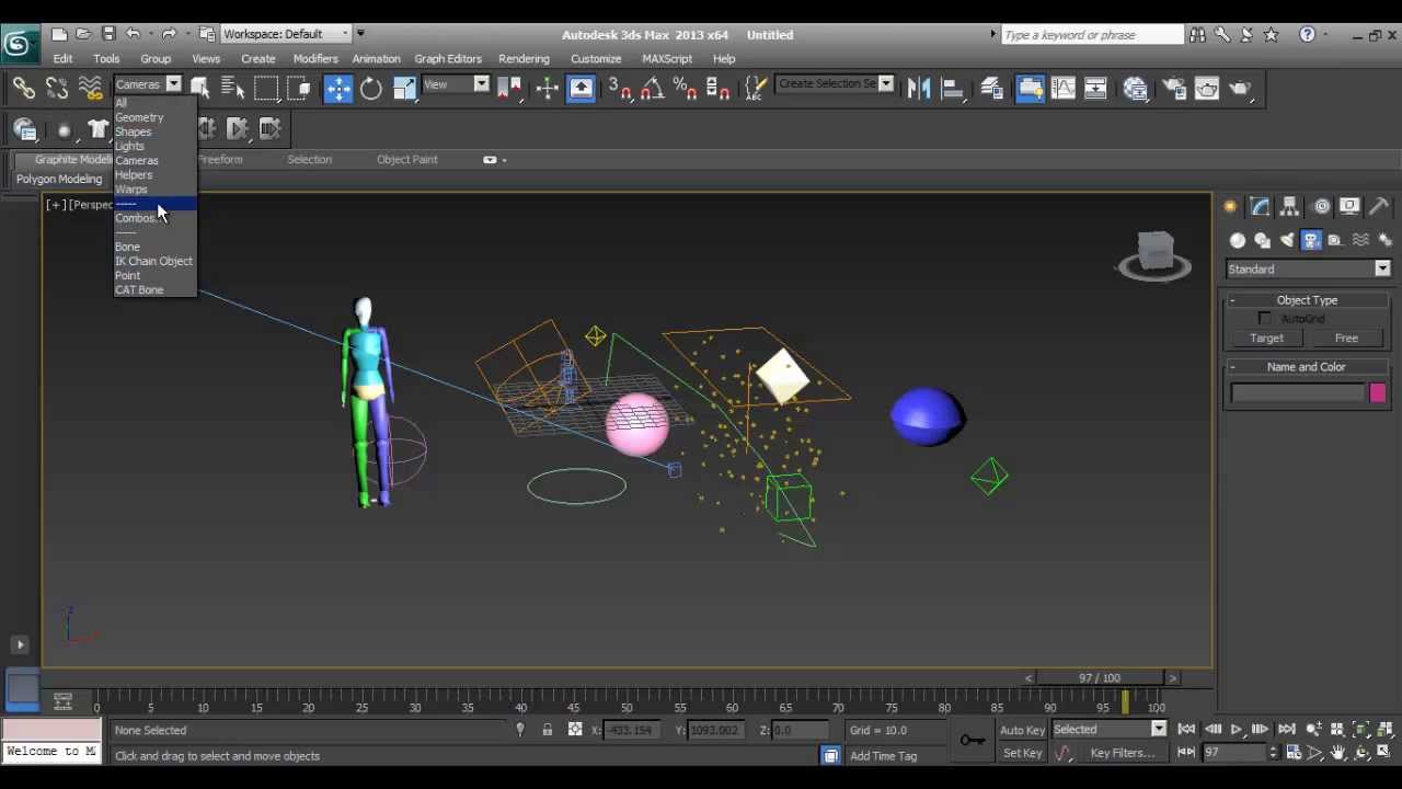 Selection Filter : Lesson 3Ds Max - YouTube