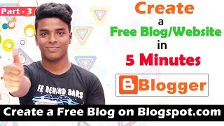 How To Create a Free Blog\/Website on Blogspot.com