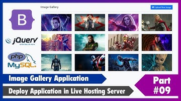 #09 Image Gallery Application Using Bootstrap 5, jQuery, PHP & MySQL