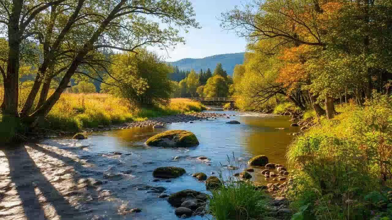 Focus River White Noise • Soothing Creek Sounds for Studying, Coding & Deep Work