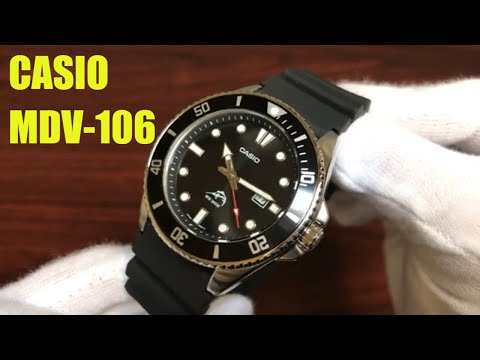 Unboxing Casio Duro 200 Diver'S Watch Mdv-106-1Av Mdv106-1A - Youtube