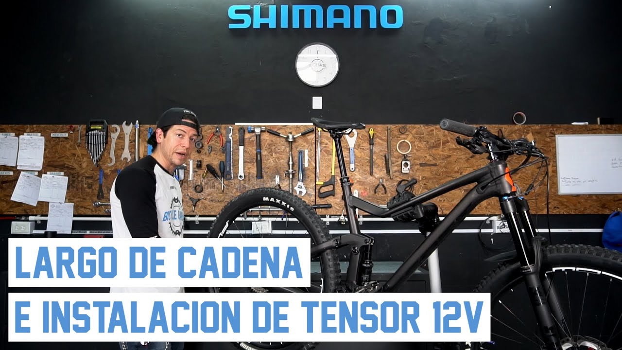 TUTORIAL / Largo de cadena instalación tensor SHIMANO 12v