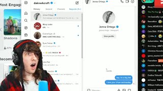 KreekCraft gets Blocked by Jenna Ortega...