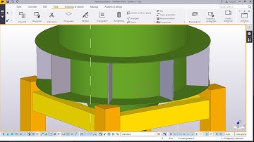 Ordinary Portland Cement Silo Part-5 Modelling in TEKLA STRUCTURES 2016