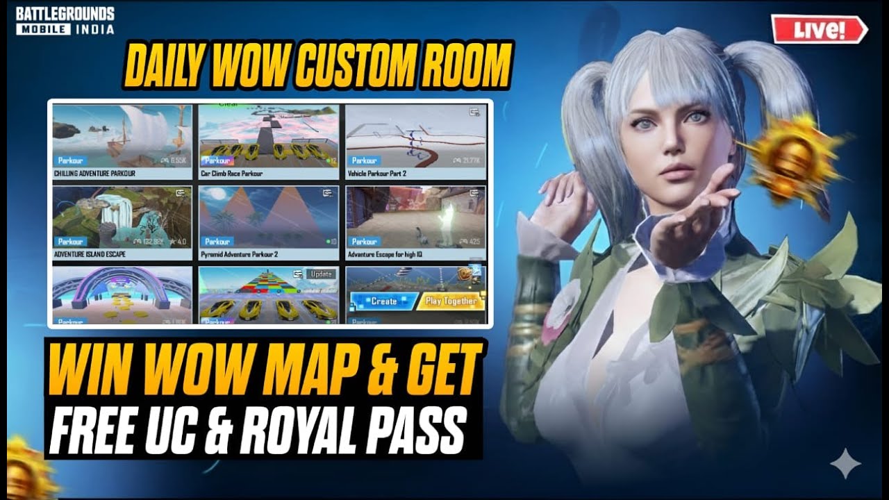 LIVE BGMI 4.2 WOW MAP || FUNNY WOW MAP EVER!🤣