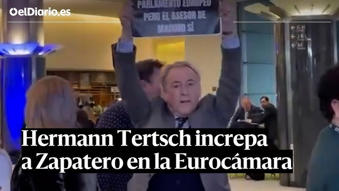 HERMANN TERTSCH y diputados de Vox INCREPAN a ZAPATERO en la Eurocámara