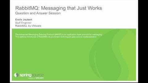 RabbitMQ: Message that Just Works (Question & Answer)