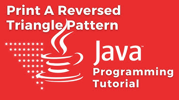 Java program - Print a reversed triangle using for loop statements