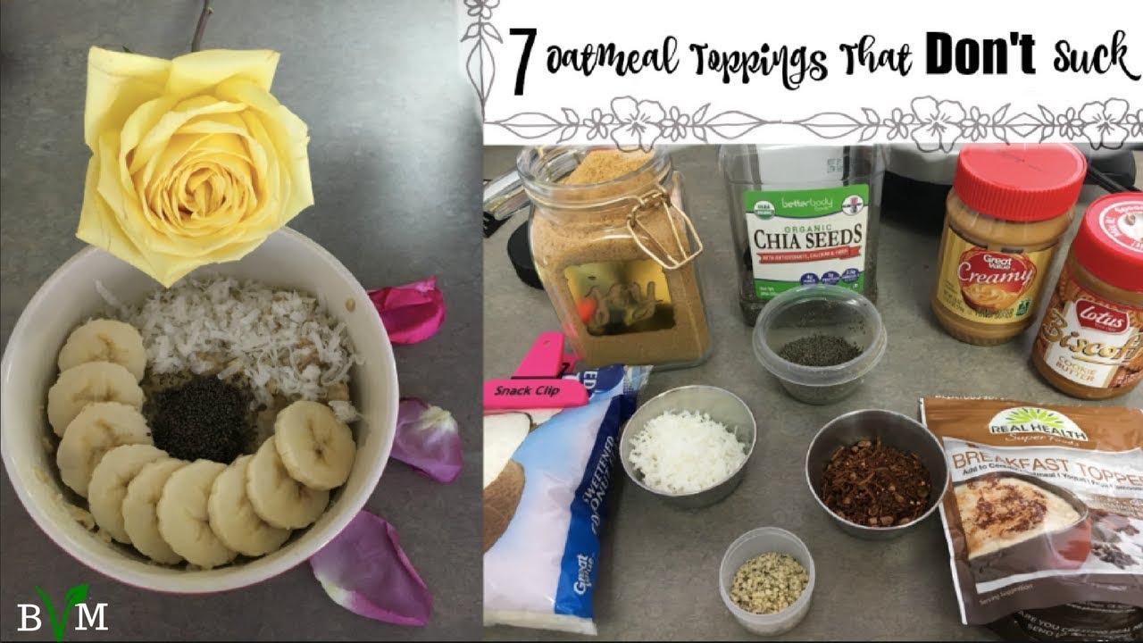 Oatmeal Toppings