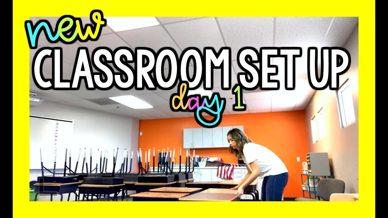 New Classroom Set Up Day 1 | Teacher Vlog Ep. 40 - YouTube