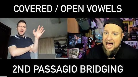 Alex Shelest Vocal Lessons - Covered Vowels / Open Vowels, 2nd Passagio Bridging