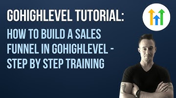 🔥GoHighLevel Tutorial🔥How To Build A Sales Funnel In GoHighLevel