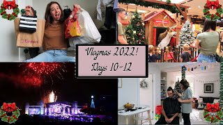 Christmas Shopping, Christmas in the Park \& Cutting my Husband's Hair! Vlogmas Days 10-12! 2022