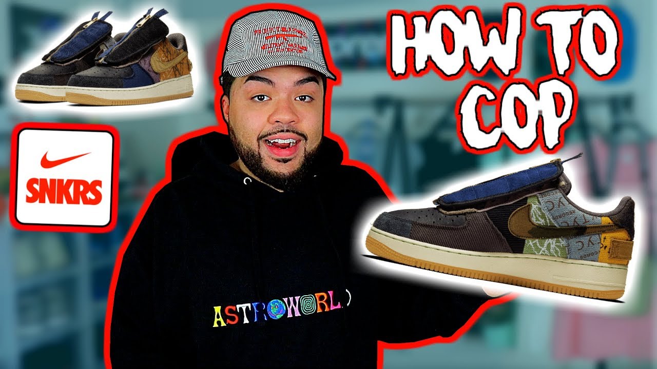 HOW TO COP Travis Scott x Nike Air Force 1 MultiColor FOR RETAIL - YouTube