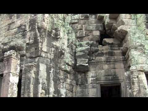 Bayon Buddhist Temple in Angkor Wat Temple and cit...