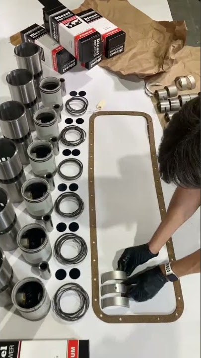 Overhaul Kit For Detroit Diesel 671 (4 Valve Head) #shorts #detroitdiesel #dieselpropower
