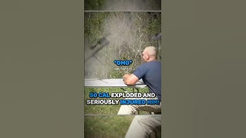50 CAL Exploded and Seriously Injured Him!😱 by:@KentuckyBallistics