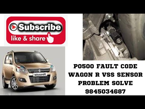 P0500 fault code wagan r  vss sensor how to diagnose and clear fault