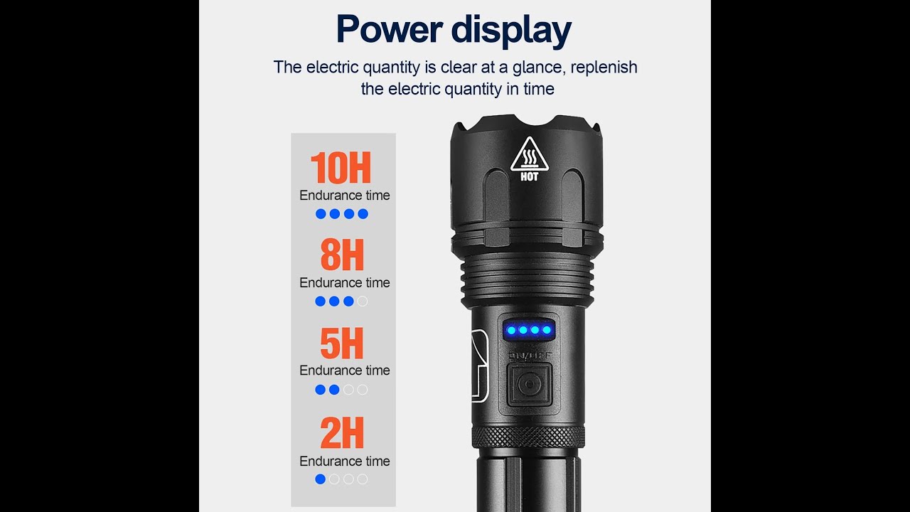 Most Powerful Flashlight Xhp50 Flashlight
