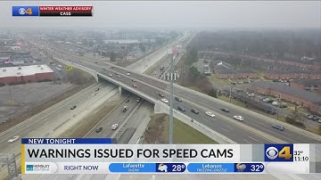 I-465 speed zone cameras warnings begin